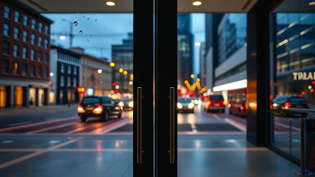 Glass Doors Electric Avenue