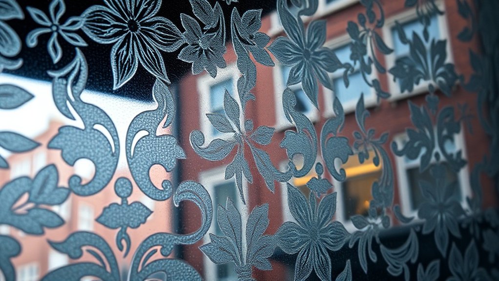 Patterned Decorative Glass Brixton